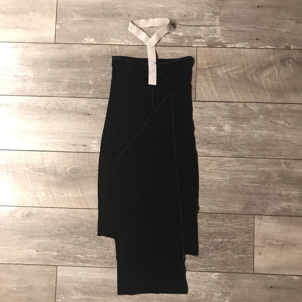 ACNE Dress with White Elastic Neck